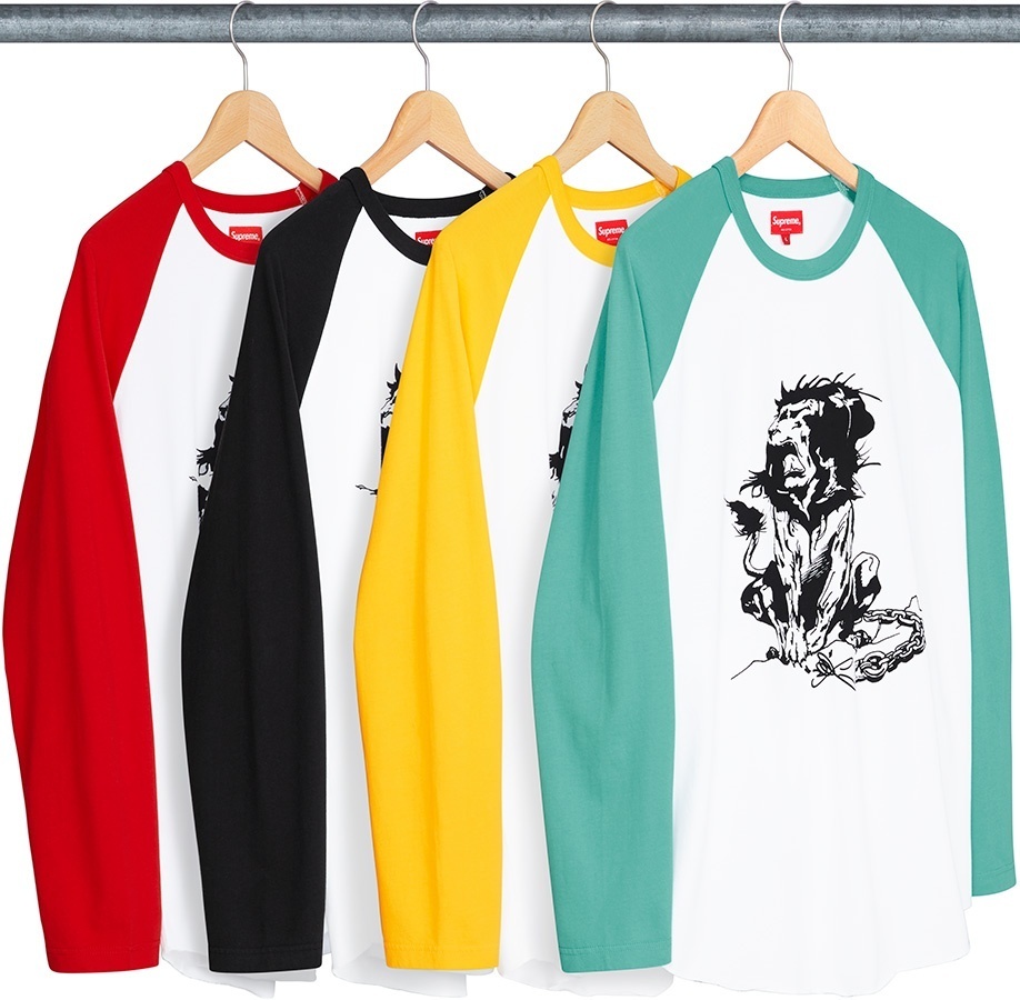Lion Raglan Baseball Top